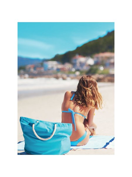 Strandtasche mit Kordelgriff