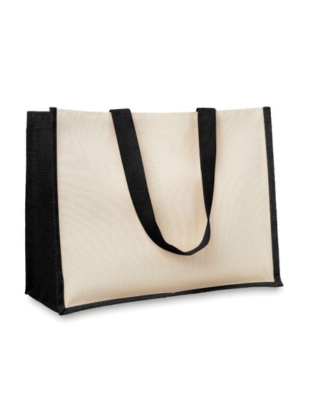 Jute/Canvas Shopper 