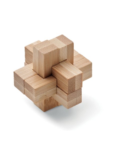 Holzpuzzle/Gehirnjogging Bambus