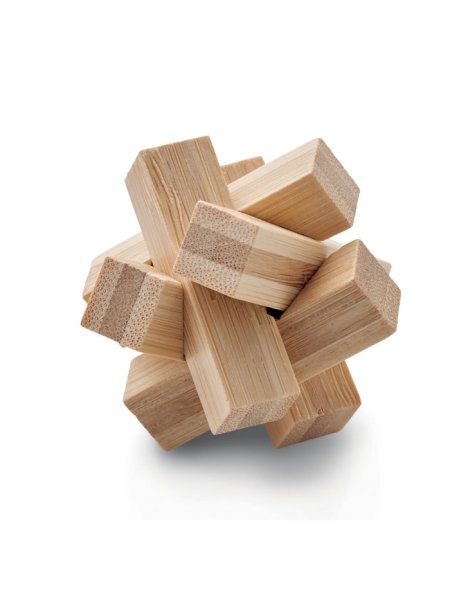 Holzpuzzle/Gehirnjogging Bambus