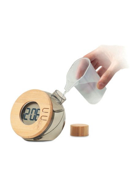 Wasserbetriebene LCD-Uhr