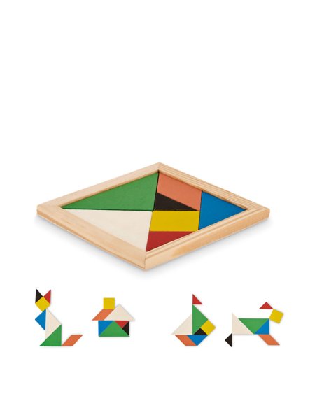 Tangram-Puzzle Holz